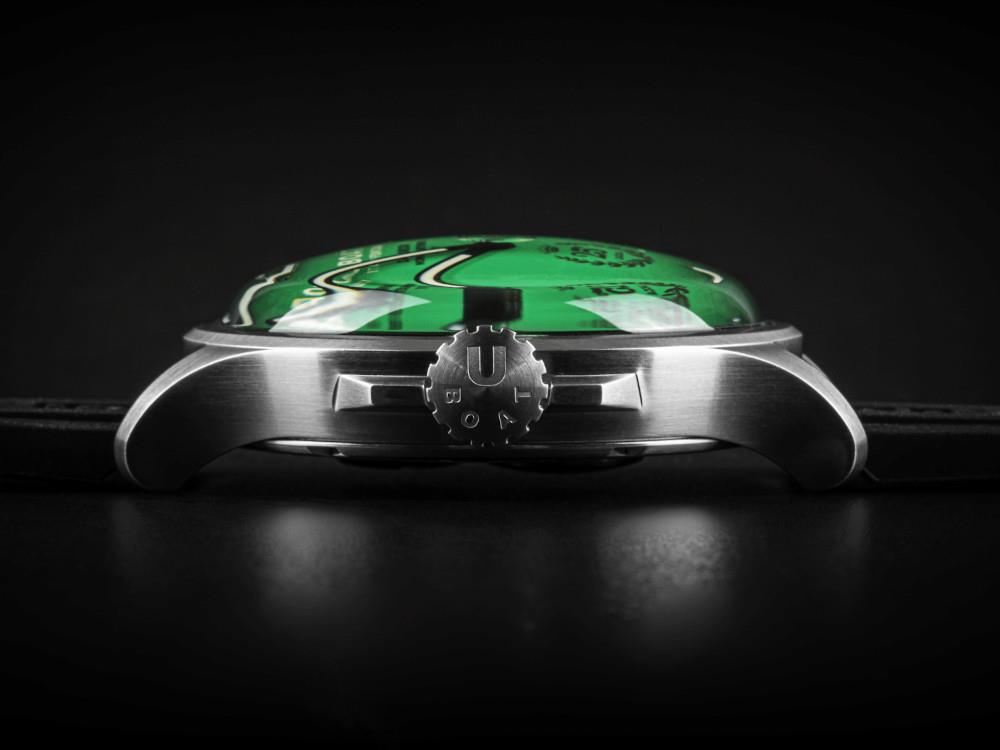 U-Boat Capsoil Darkmoon 25° SS Green Soleil Quartz Uhr, Limitierte Edition, 2031