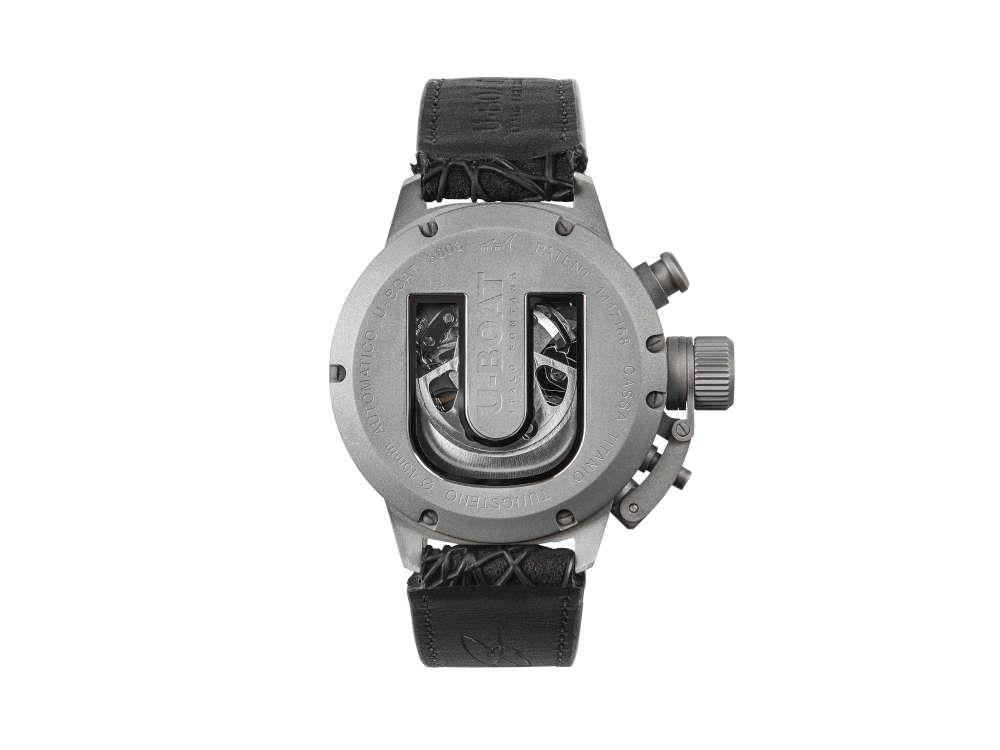 U-Boat Classico Automatik Uhr, Titan, Blau, 45 mm, Limitierte Edition, 3003