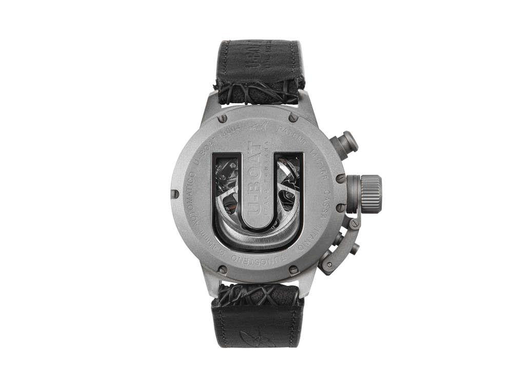 U-Boat Classico Automatik Uhr, Titan, Schwarz, 45 mm, Limitierte Edition, 3004