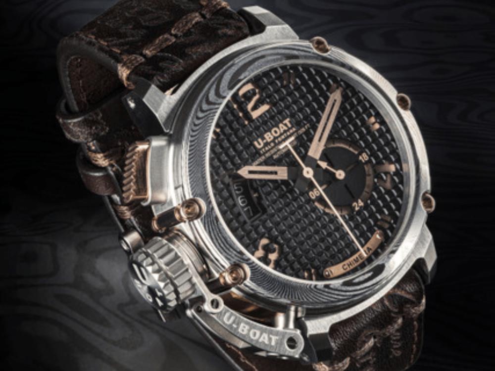 U-Boat Chimera Damasco Bronze Automatik Uhr, 46 mm, Limitierte Edition, 3006