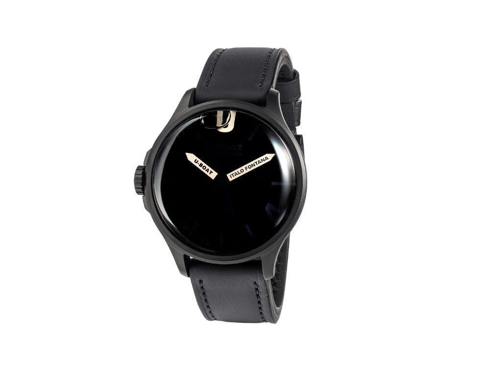 U-Boat Capsoil Darkmoon Kama PVD Quartz Uhr, 46.5 mm, Blau, 3341