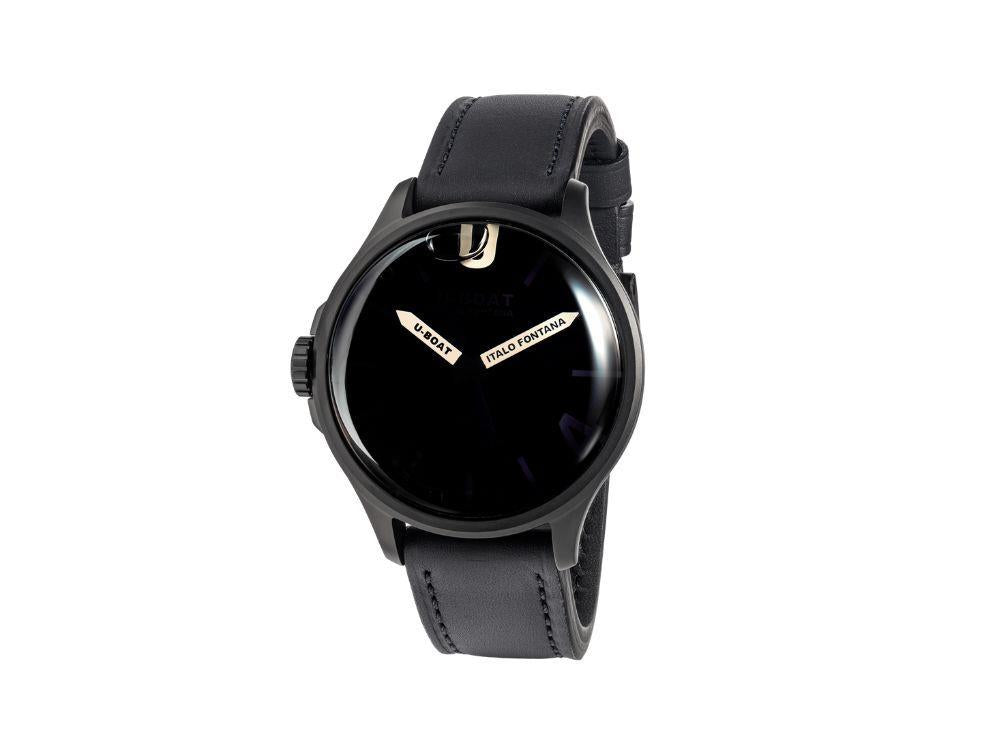 U-Boat Capsoil Darkmoon Kama Quartz Uhr, IPB, 46.5 mm, Grün, 3343
