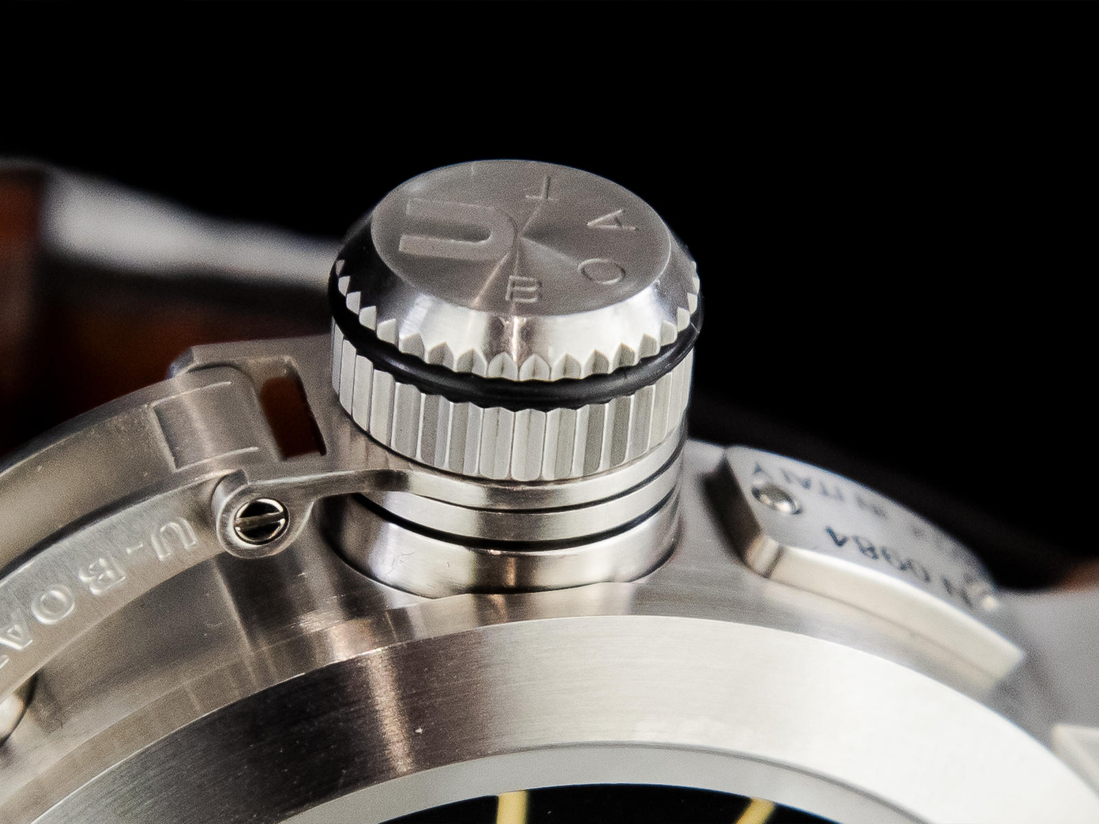 U-Boat Classico Automatik Uhr, Edelstahl 316L , Schwarz, 47mm, 8105