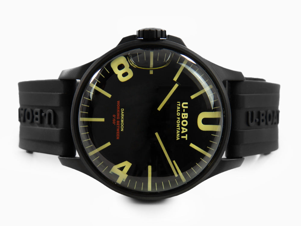 U-Boat Capsoil Darkmoon 44 IPB Quartz Uhr, Schwarz, 44 mm, 8464/A