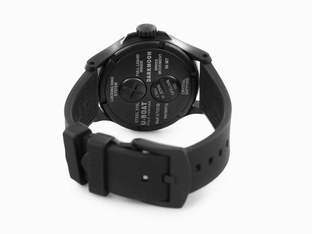 U-Boat Capsoil Darkmoon Soleil Blue IP Quartz Uhr, 44 mm, 8700