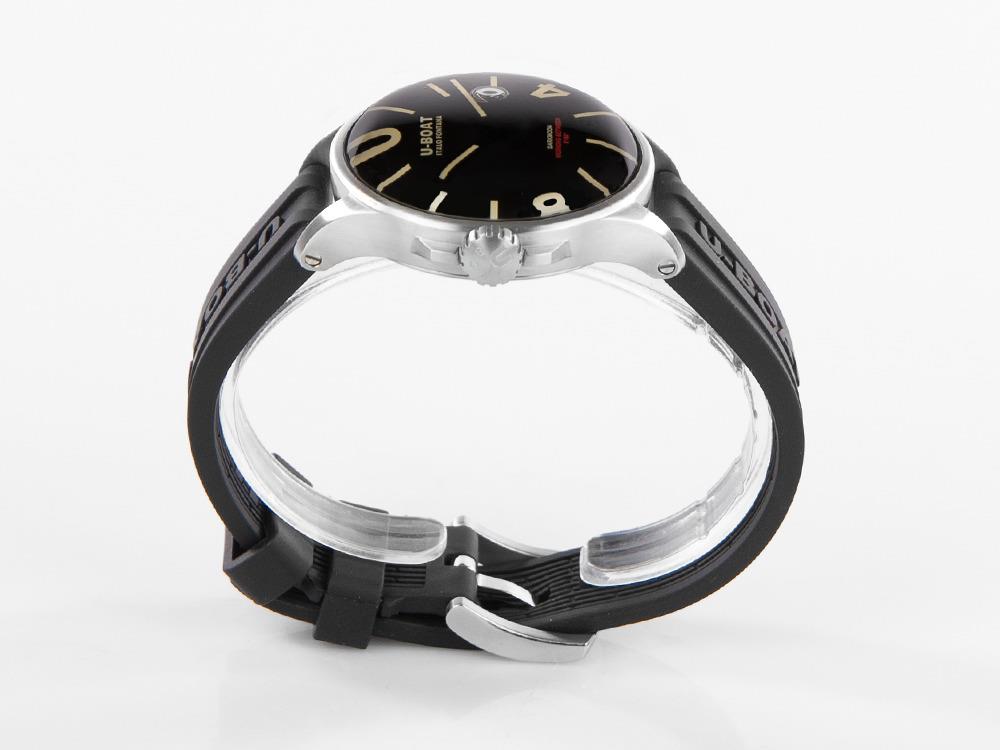 U-Boat Capsoil Darkmoon Quartz Uhr, Edelstahl, 40 mm, Schwarz, 9018