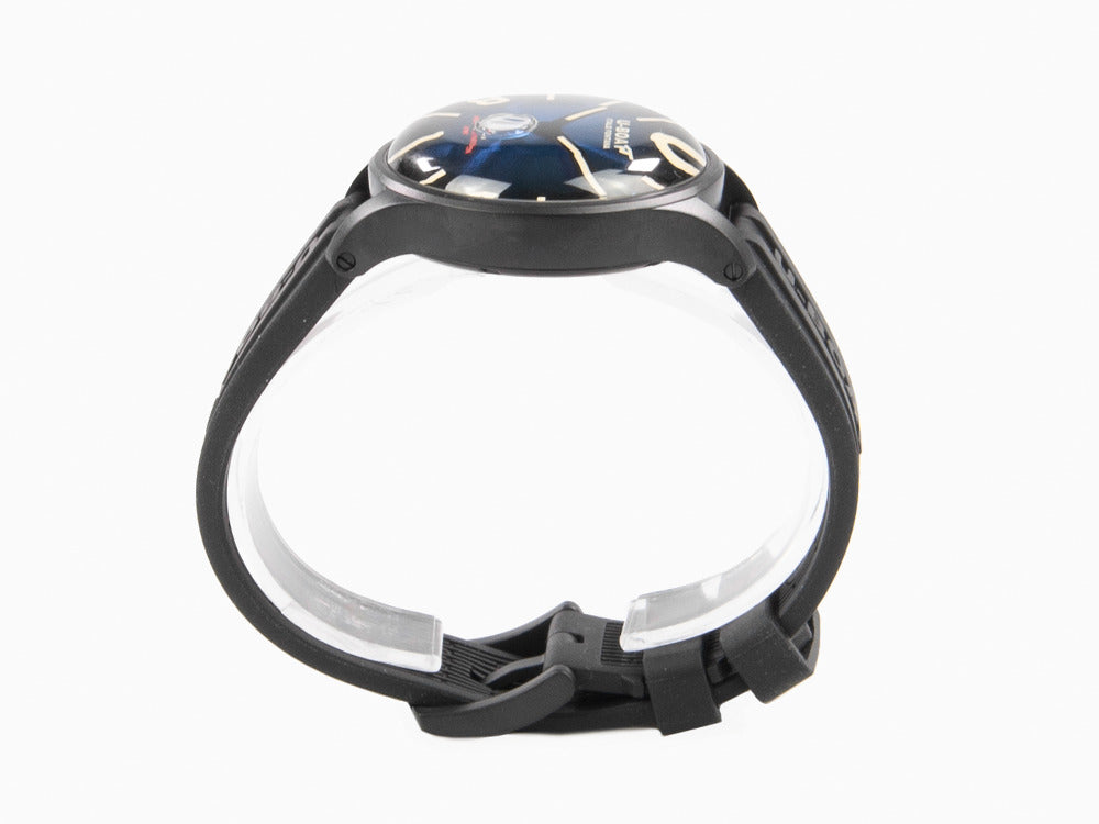U-Boat Capsoil Darkmoon Quartz Uhr, Edelstahl PVD, 40 mm, Blau, 9020