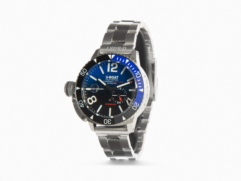 U-Boat Classico Sommerso Ghiera Ceramica Blue Automatik Uhr, 46 mm, 9519/MT