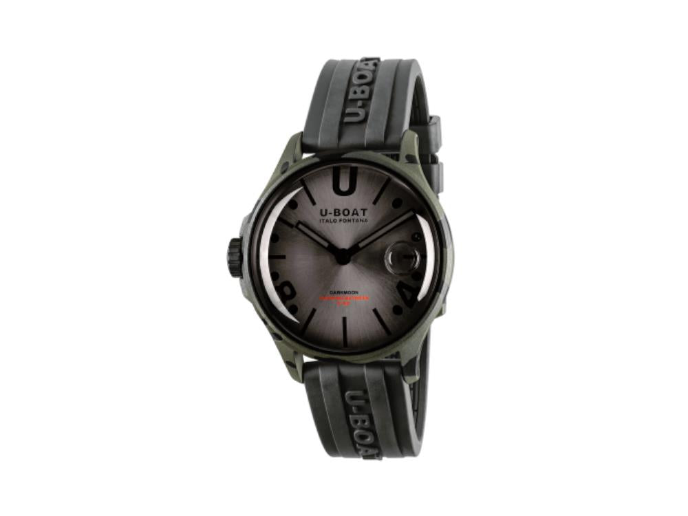 U-Boat Capsoil Darkmoon Curve Camouflage Quartz Uhr, 40 mm, Grau, 9551