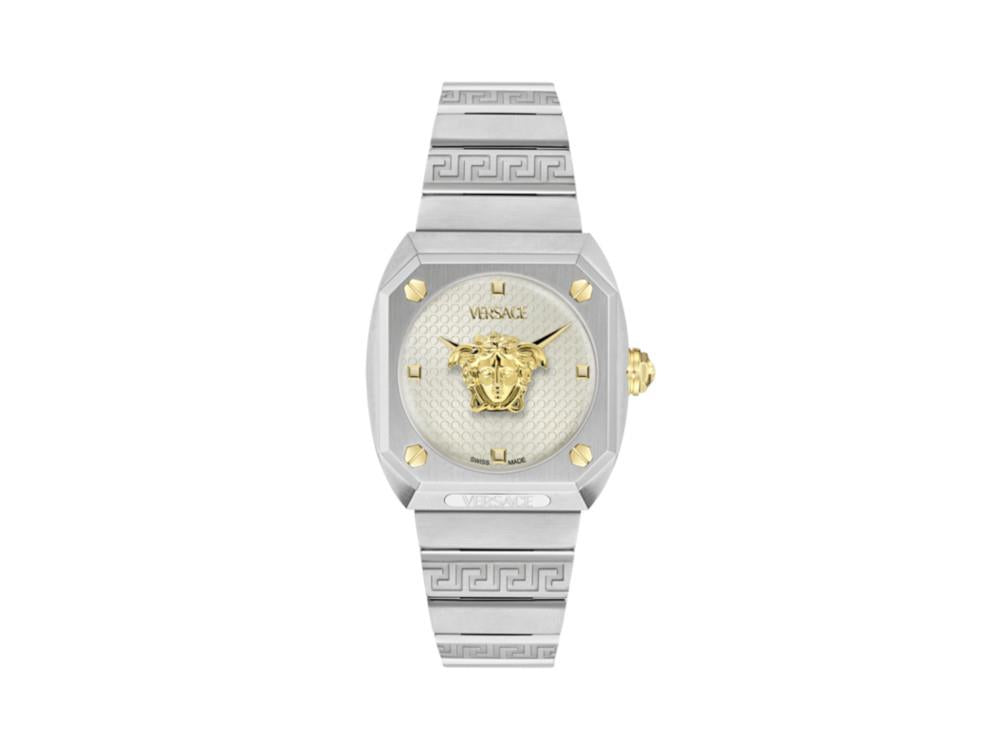 Versace Antares Quartz Uhr, Silber, 35 x 37 mm, Shapir-Glas, VE0R00325