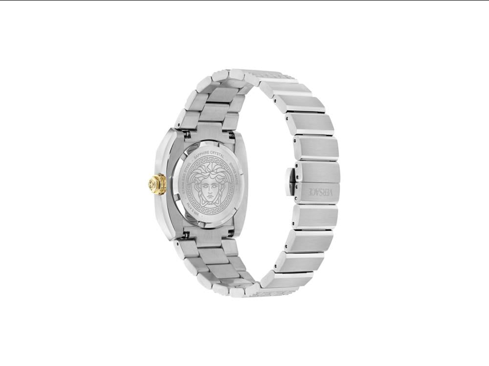Versace Antares Quartz Uhr, Silber, 35 x 37 mm, Shapir-Glas, VE0R00325