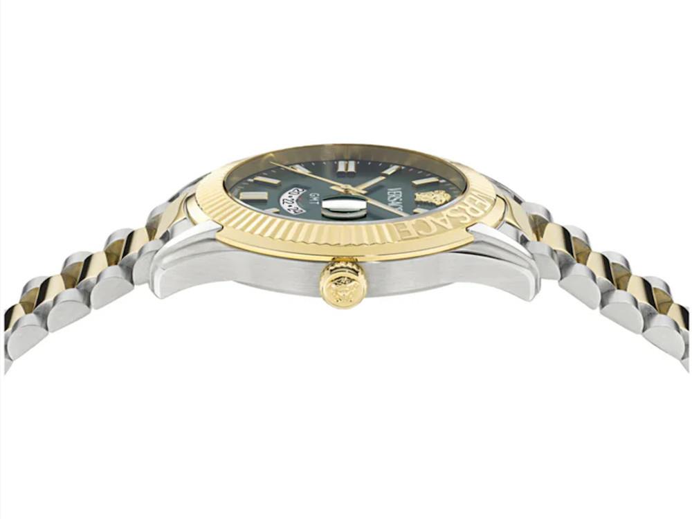 Versace Apodis Quartz Uhr, Grün, 41 mm, VE0U00225