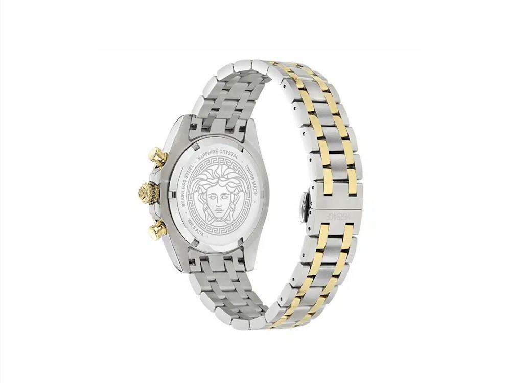 Versace Fornax Automatik Uhr, Recycelter Stahl, Grün, 43 mm, VE0W00425
