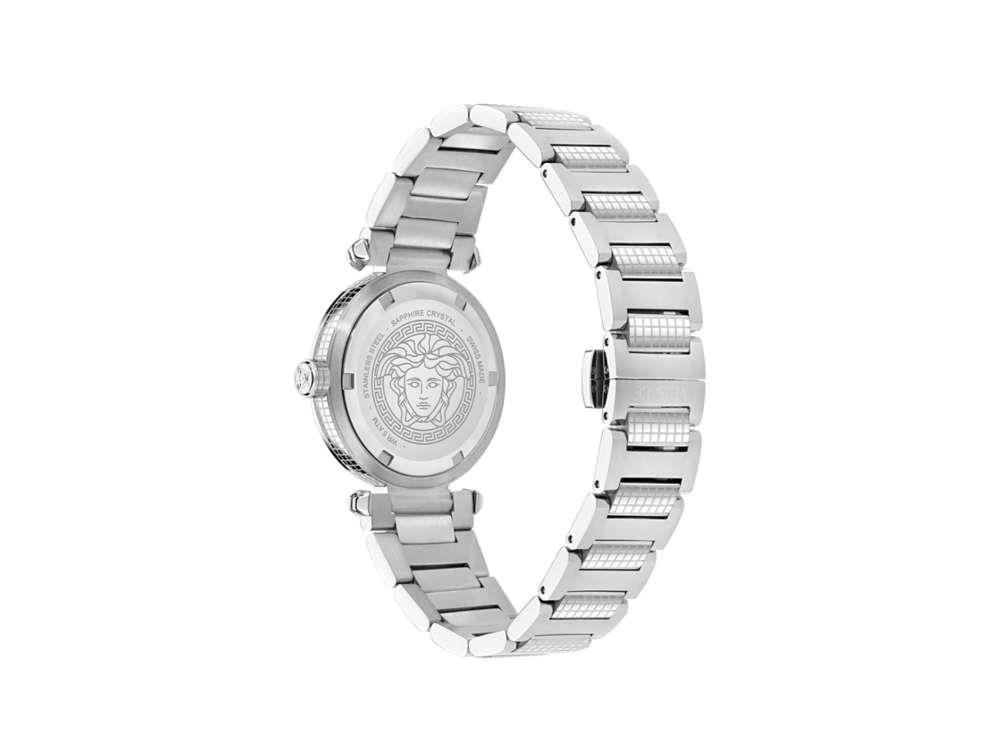 Versace Greek Quartz Uhr, Türkis, 35 mm, Shapir-Glas, VE5B00225