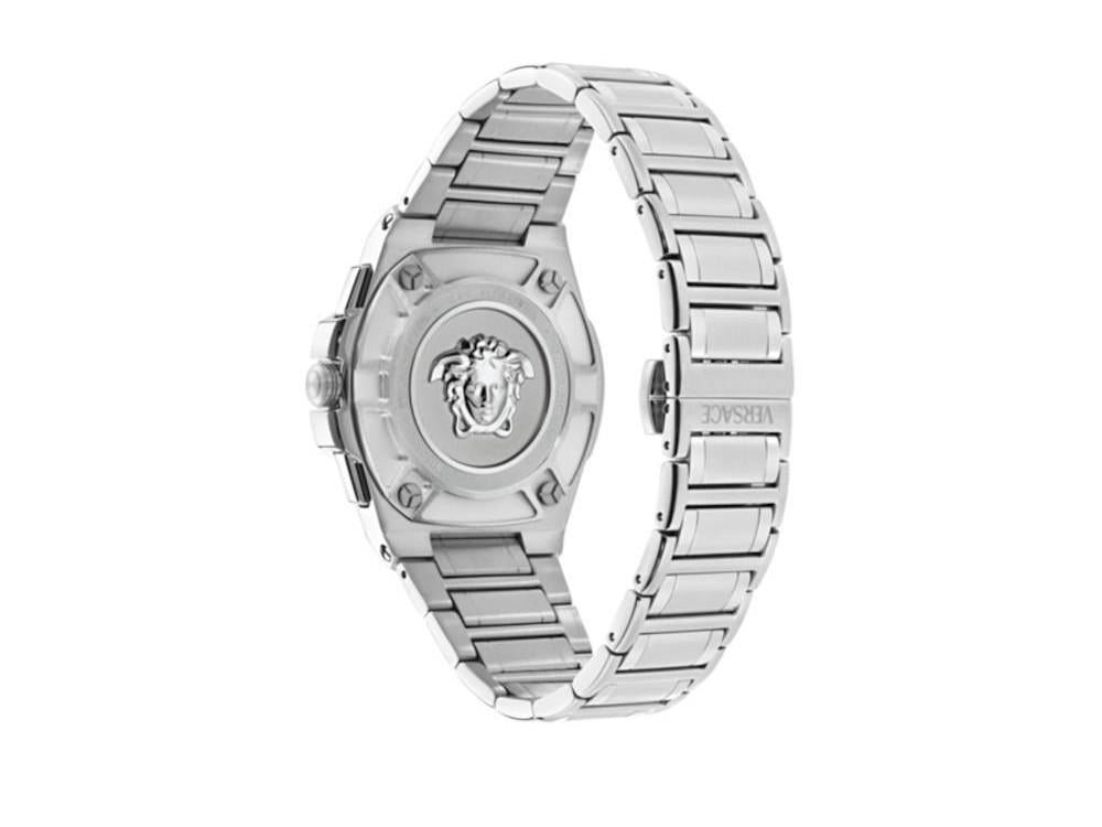 Versace Greca Reaction Quartz Uhr, Blau, 43 mm, VE5N00326