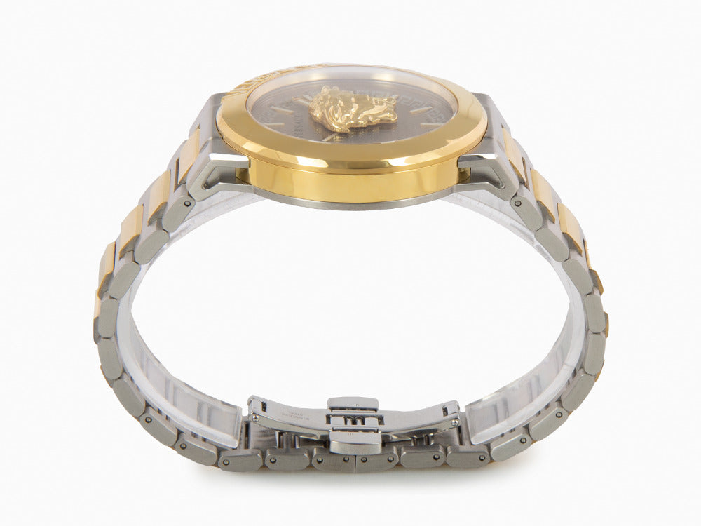 Versace Medusa Infinite Quartz Uhr, Braun, 47 mm, Shapir-Glas, VE7E00423