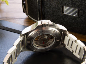 Victorinox I.N.O.X. Automatik Uhr, Stahl, Schwarz, 43 mm, 20 atm, V241837