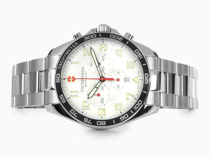 Victorinox Fieldforce Quartz Uhr, Weiss, 42 mm, Chronograph, V241856