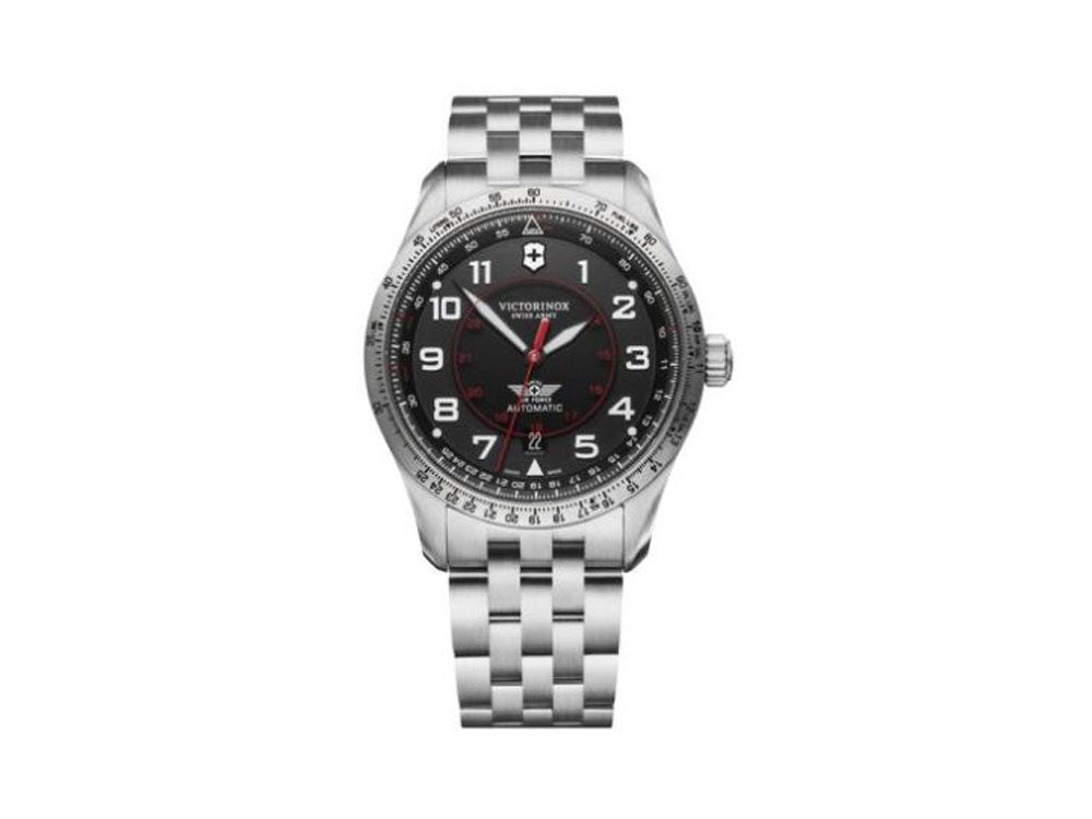 Victorinox Airboss Mechanical Automatik Uhr, Schwarz, 42 mm, 10 atm, V241888