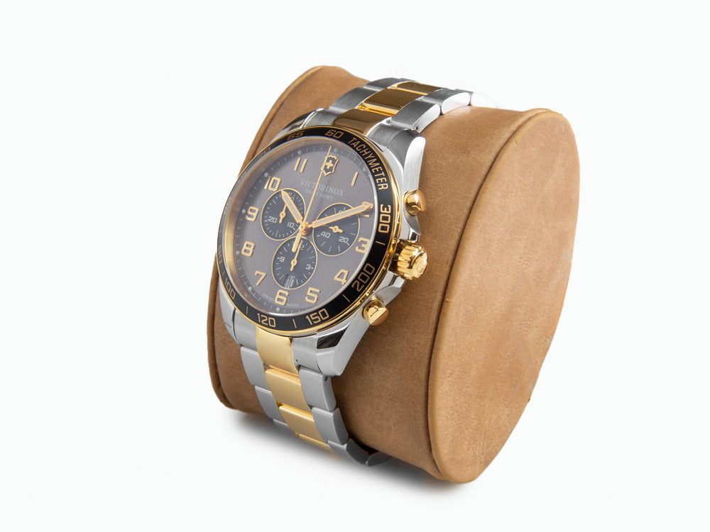 Victorinox Fieldforce Classic Chrono Quartz Uhr, Grau, 42 mm, V241902