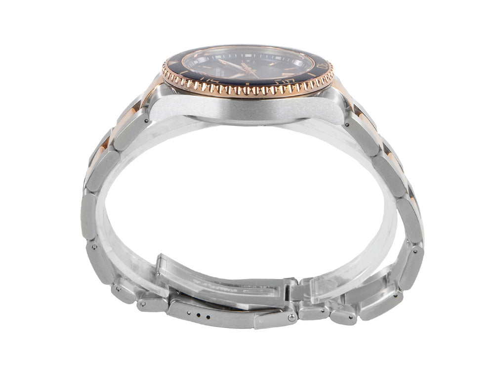 Victorinox Maverick Quartz Uhr, Blau, 43 mm, Stahlband und Roségold PVD, V241950