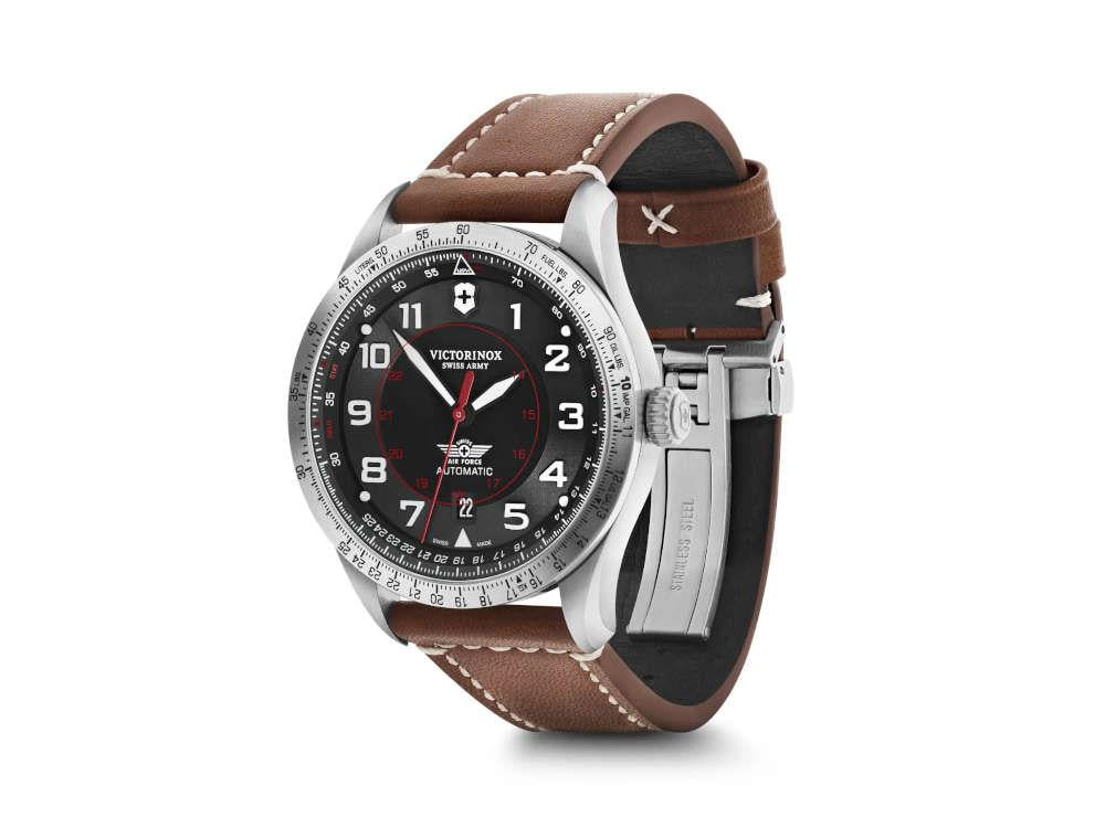 Victorinox Airboss Mechanical Automatik Uhr, Schwarz, 42 mm, 10 atm, V241973