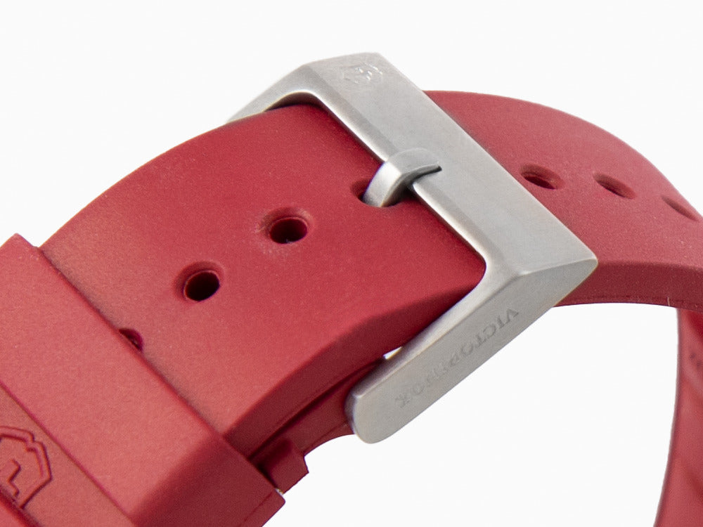 Victorinox I.N.O.X. Chrono Quartz Uhr, Rot, 43 mm, V241986