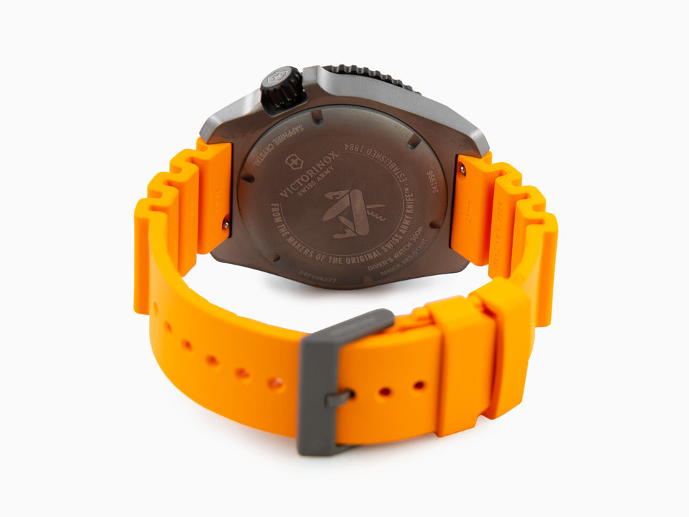 Victorinox Dive Pro Automatik Uhr, Titan, Schwarz, 43 mm, 30 atm, V241996