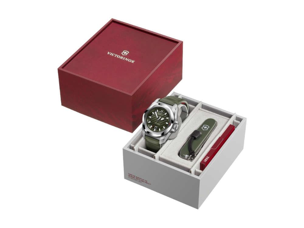 Victorinox I.N.O.X. Automatik Uhr, Grün, 41 mm, 20 atm, Tag, V242017.1