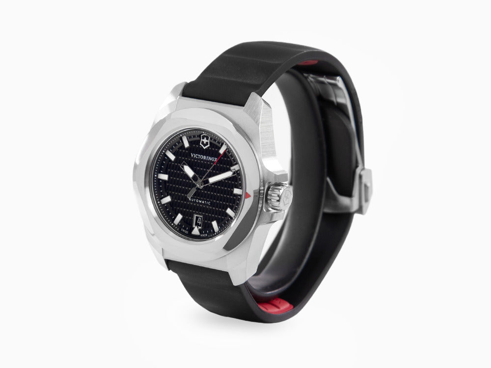 Victorinox I.N.O.X. Automatik Uhr, Schwarz, 41 mm, 20 atm, Tag, V242039