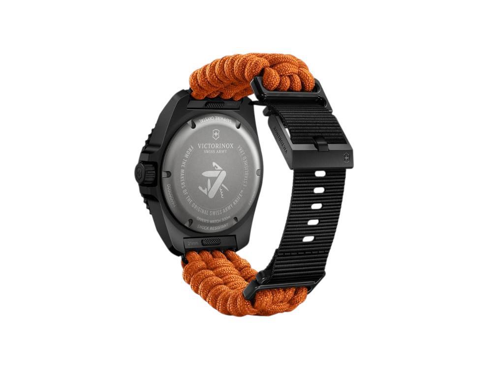 Victorinox Dive Pro Quartz Uhr, Titan, Schwarz, 43 mm, V242069.1