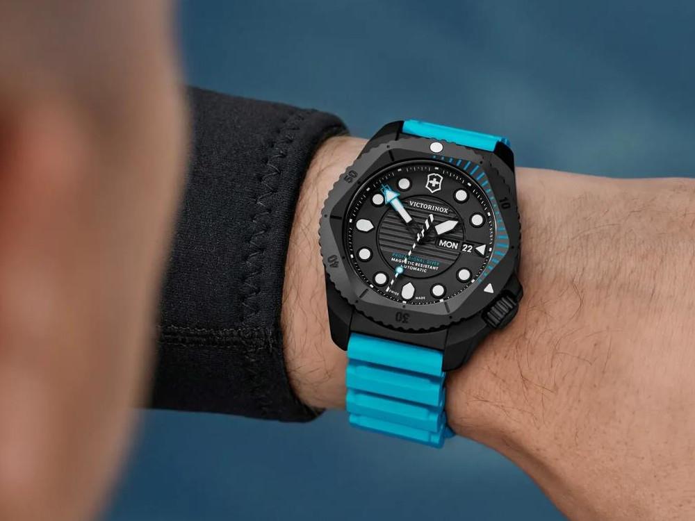 Victorinox Dive Pro Automatik Uhr, Titan, Schwarz, 43 mm, V242071