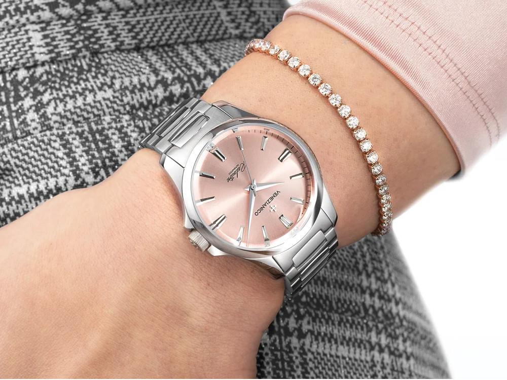Venezianico Redentore Automatik Uhr, 36 mm, Rose, 1121503C