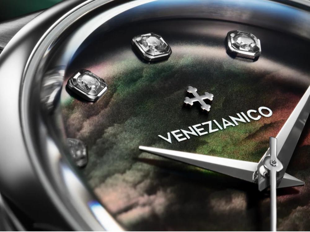 Venezianico Redentore Diamond Automatik Uhr, 36 mm, Schwarz, 1121521C