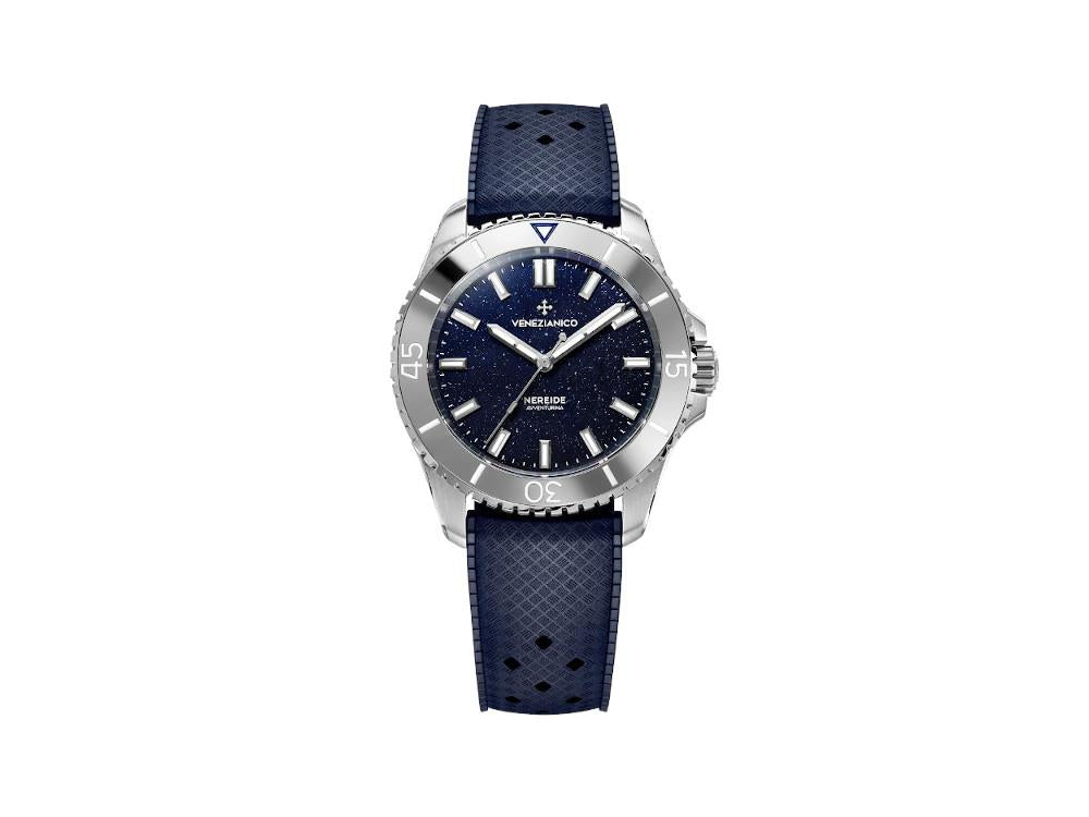 Venezianico Nereide Avventurina Automatik Uhr 39 mm, Blau, 3121551