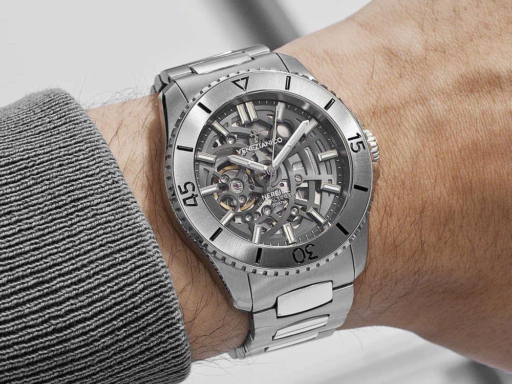 Venezianico Nereide Ultraleggero Automatik Uhr 42 mm, Grau, 3921508C