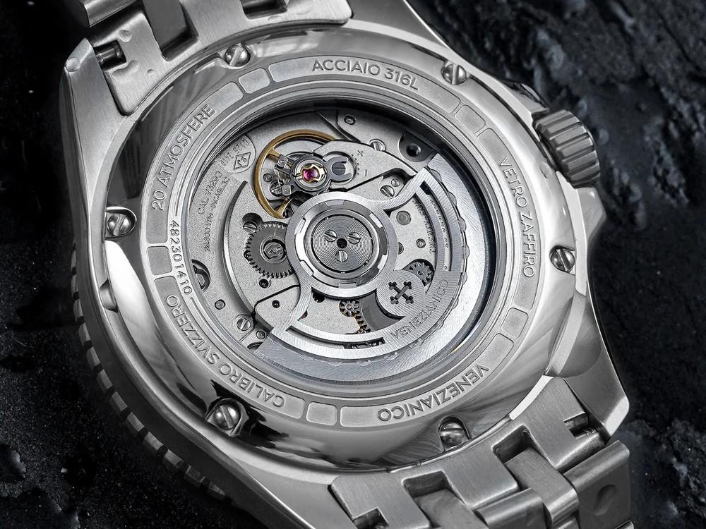 Venezianico Nereide Automatik GMT Ceratung™ Uhr, 42 mm, Schwarz, 4521500S