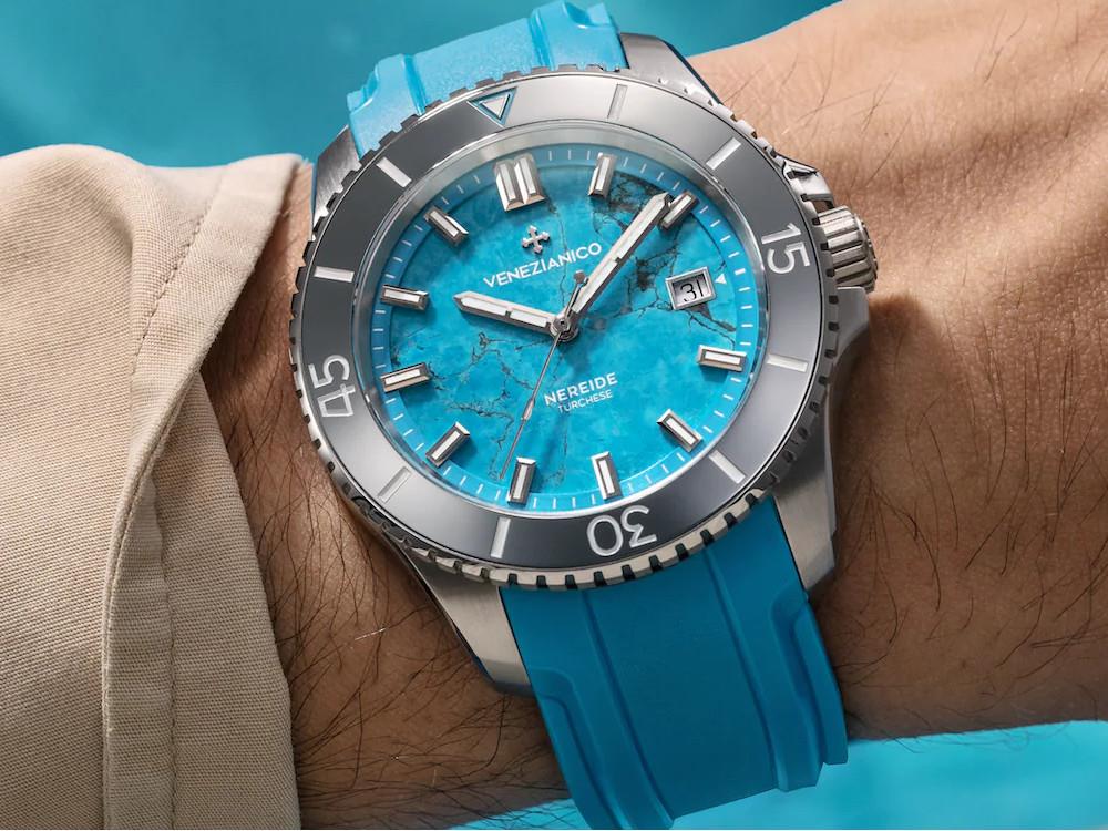Venezianico Nereide Turchese Automatik Uhr, 42 mm, Türkis, 4521547