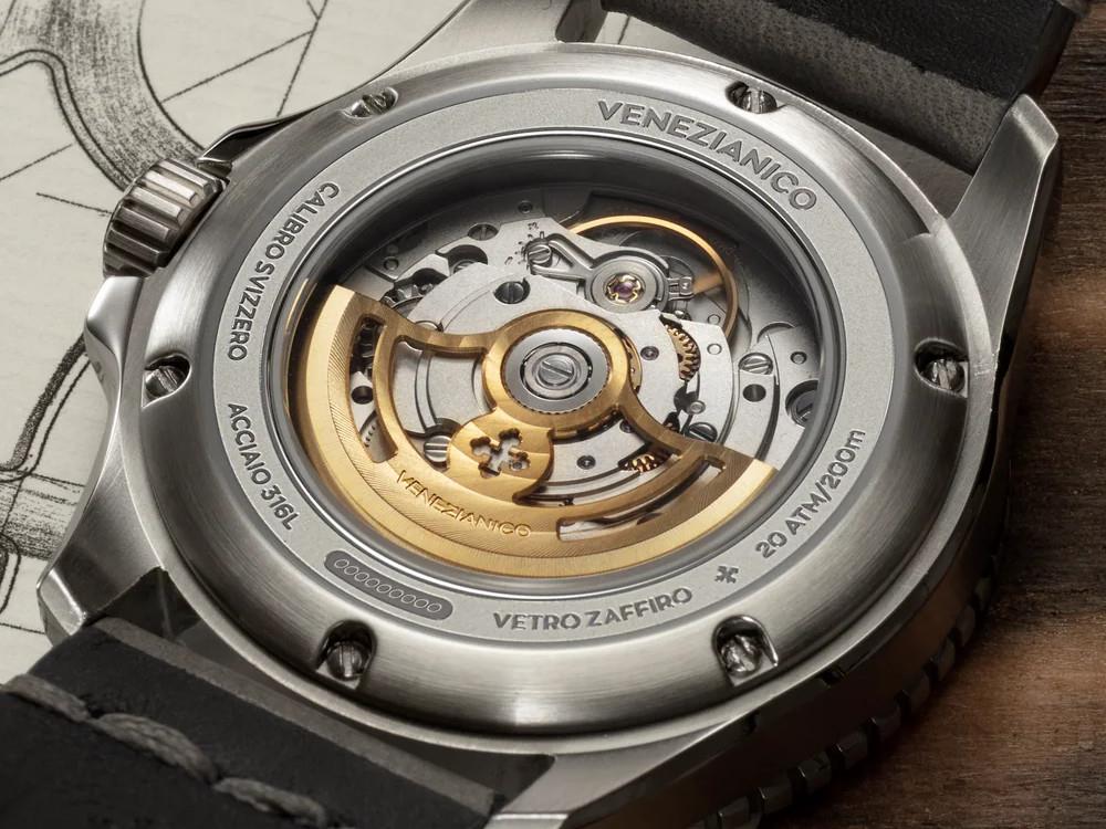 Venezianico Nereide Damasco Automatik Uhr, 42 mm, Grau, 4521565