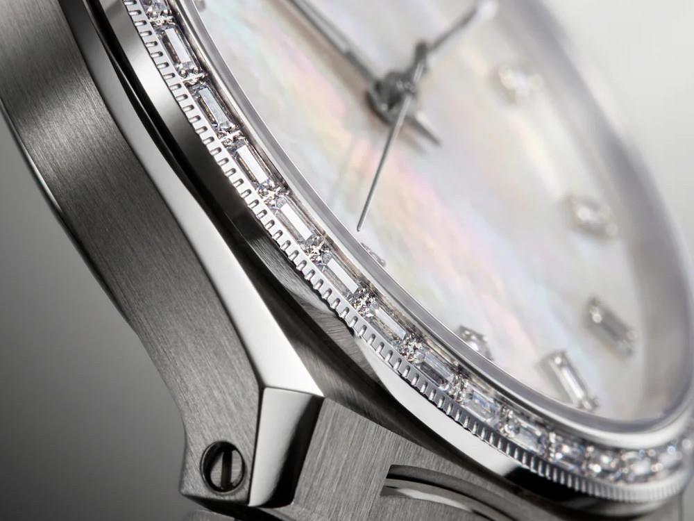 Venezianico Arsenale Moissanite Automatik Uhr, 37 mm, Weiss, 6121511C