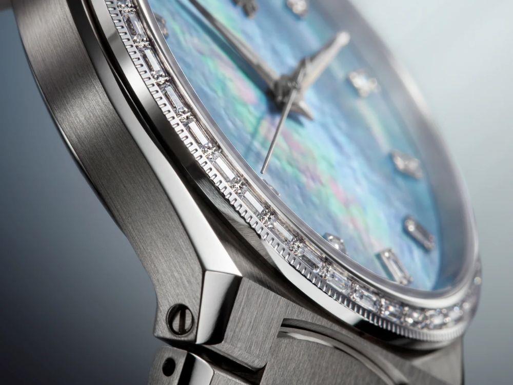 Venezianico Arsenale Moissanite Automatik Uhr, 37 mm, Hellblau, 6121512C