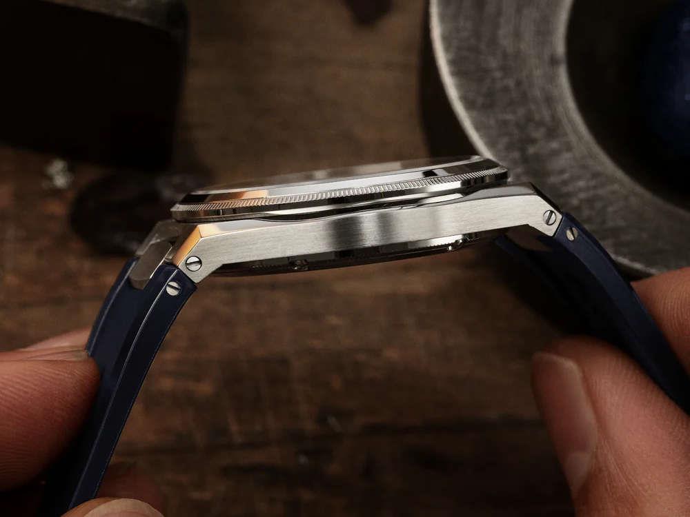 Venezianico Arsenale Avventurina Automatik Uhr, 40 mm, Blau, 6221550
