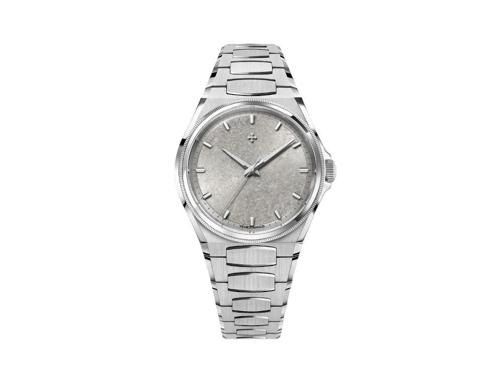 Venezianico Arsenale Platino Automatik Uhr, 40 mm, Silber, 6221590C