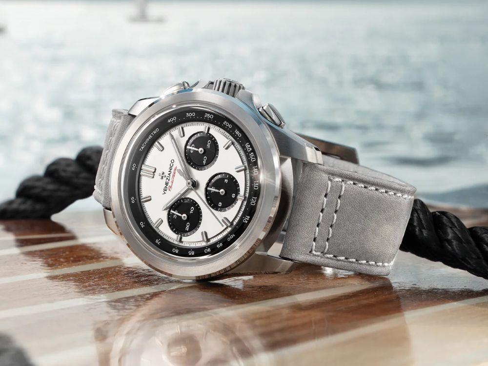 Venezianico Bucintoro Automatik Uhr, 42 mm, Weiss, 8221510C