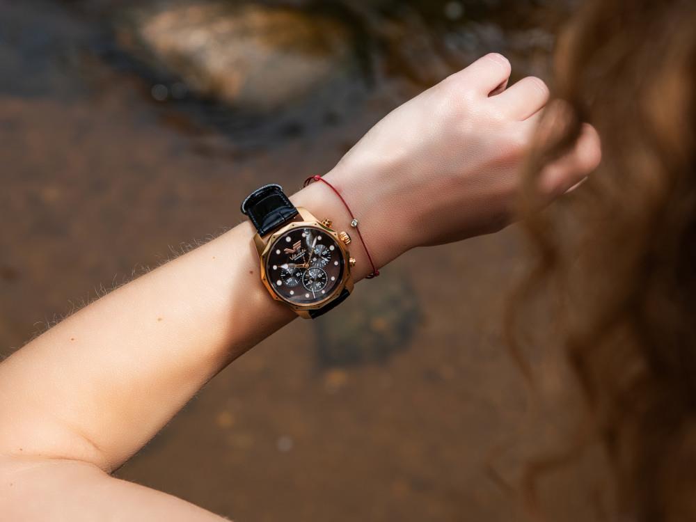 Vostok Europe Vilnelė Quartz Uhr, Schwarz, 39 mm, JS20-125B751-L-BK