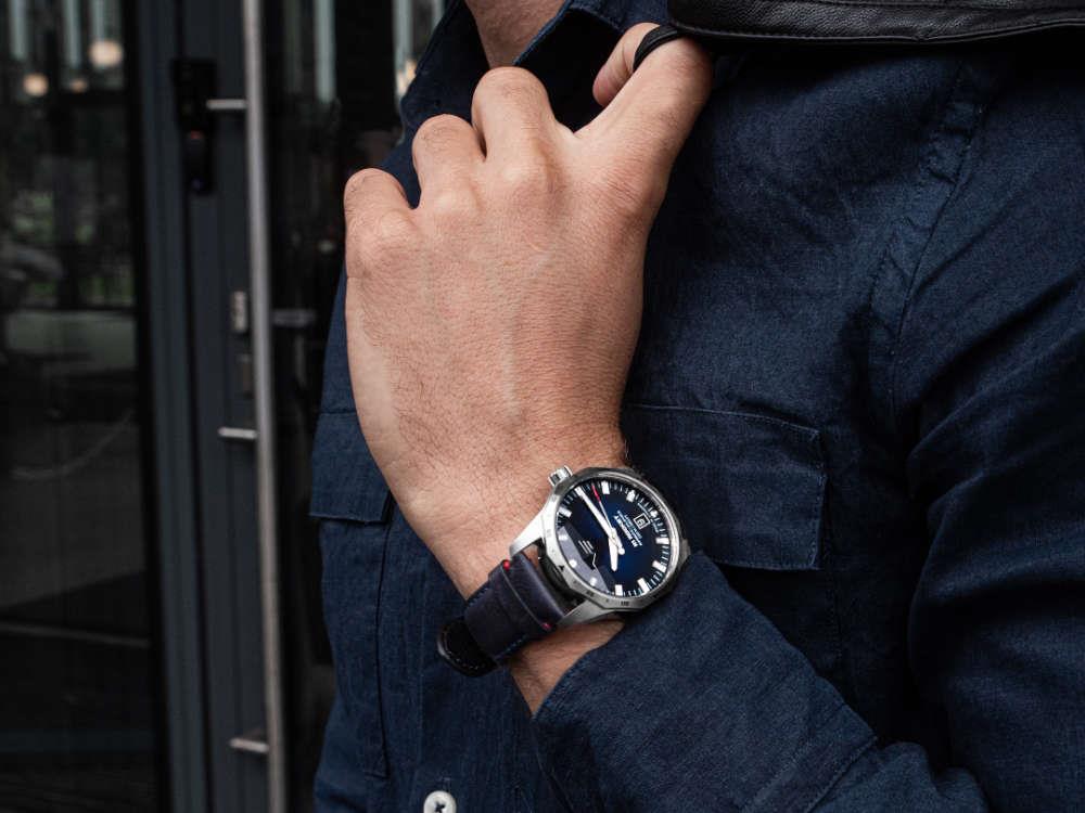 Vostok Europe Rocket N1 Compact Automatik Uhr, Blau, 39 mm, NH35-125A748-L-BL