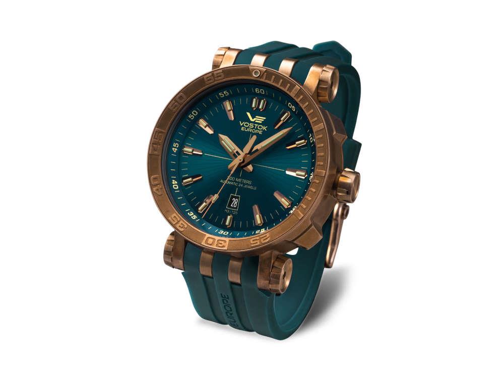 Vostok Europe Energia Automatik Uhr, Bronze, Türkis, NH35A-575O286
