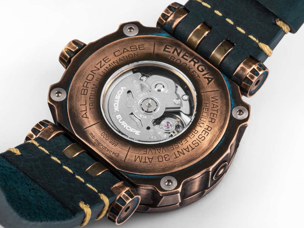 Vostok Europe Energia Automatik Uhr, Bronze, Türkis, NH35A-575O286