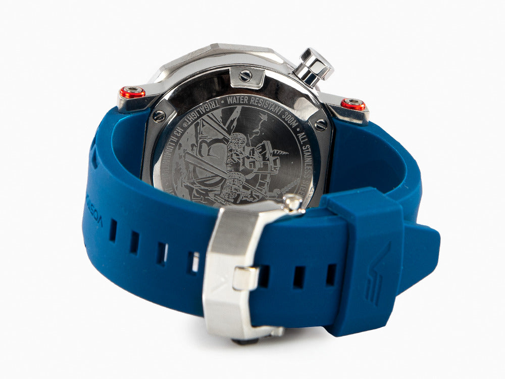 Vostok Europe Lunokhod-2 Automatik Uhr, Blau, 49 mm, Tritium, NH35A-620A634-L-BL