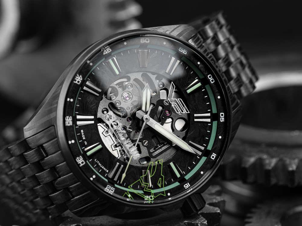 Vostok Europe Iron Wolf Automatik Uhr, Limitierte Edition, NH72-326D777